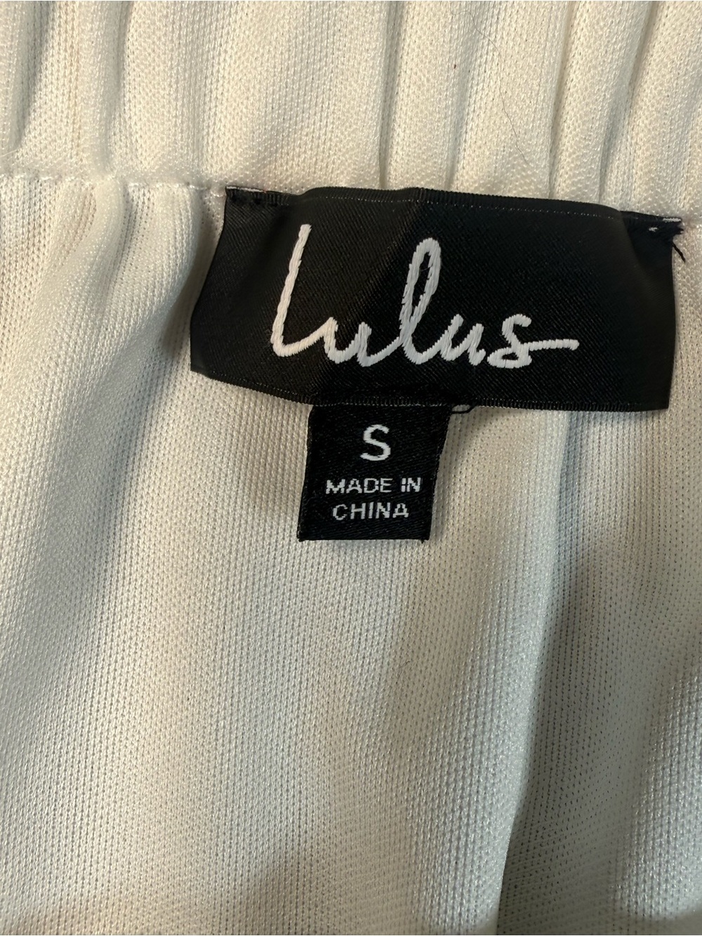 Lulus Crysta White Blue Floral Embroidered Off-Shoulder Mini Dress S NWT Boho - Picture 10 of 15